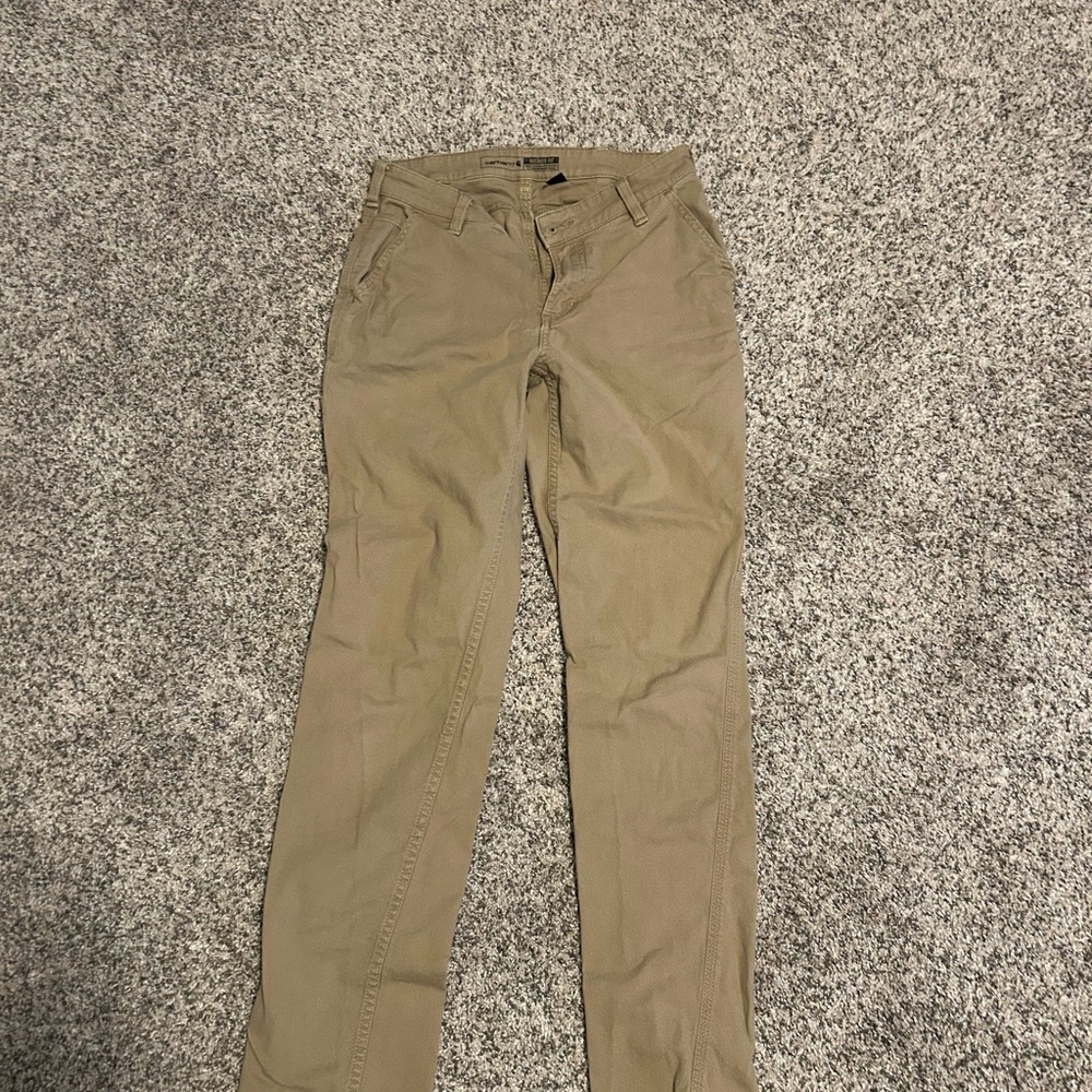 Carhartt Women's Tan Straight Leg Pants